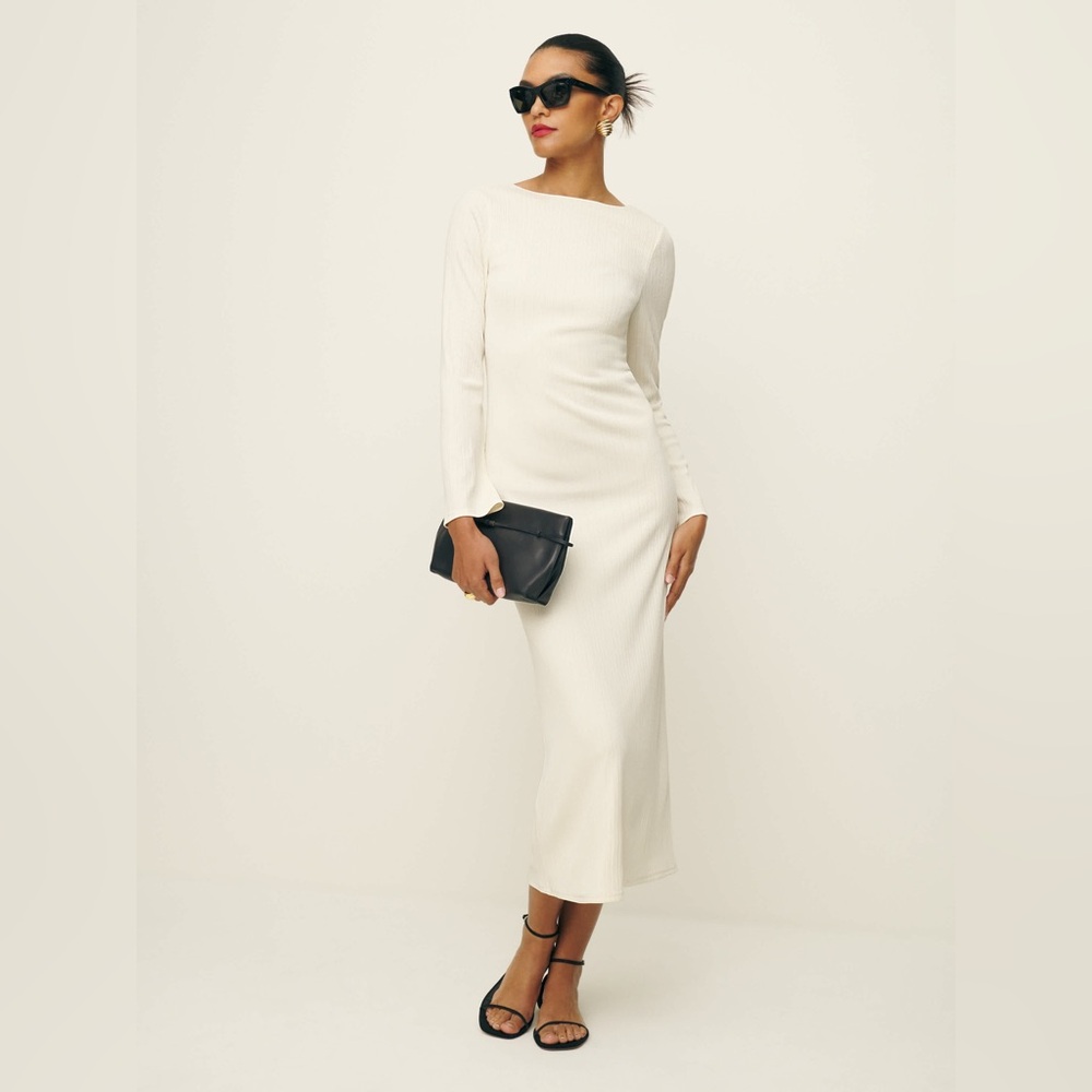 Reformation Delphina Knit Dress